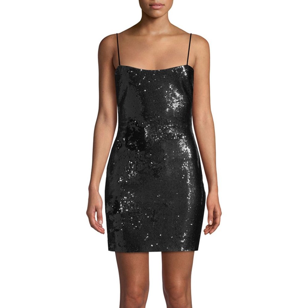 NWT Likely Reese Sequin Mini Cocktail Dress Navy 8